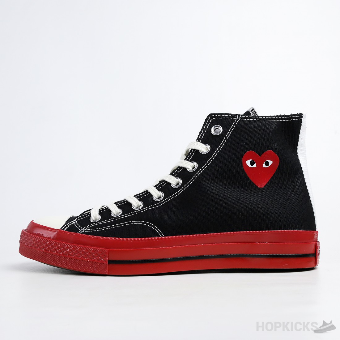 Star 70 Hi Comme des Garcons PLAY Black Red Midsole - nonnative